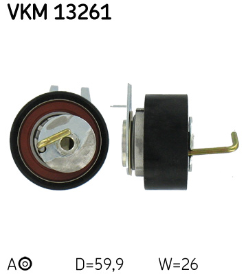 SKF Feszítőgörgő, vezérműszíj VKM13261_SKF